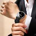 Metal Bands Compatible with Samsung Galaxy Watch 8 Band 44mm 40mm/Galaxy Watch 8 Classic Band 46mm, Business Stainless Steel Strap Wristband for Galaxy Watch 8 2025 Men Women