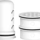 GLACIER FRESH Water Pitcher Filter Replacement for LS Home Dispenser and Pitcher Systems, Reduces Chlorine Taste and Odor, 1 Membrane Micro and 2 Activated Carbon + Ion Exchange Filter