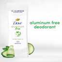 Dove Aluminum Free Deodorant for Women 4 Count Cucumber and Green Tea 72 hour odor protection 2.6 oz