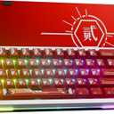 OOCTPK Chilkey Slice68 HE Mechanical Keyboard Gaming Keyboard Wired, 68% Hot Swappable Custom Hall Effect Aluminum Keyboard with Flux Switch, Rapid Trigger, 8K Polling, RGB Magnetic Switch, for PC Mac