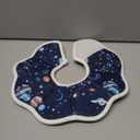 Soft Cat Cone, Adjustable Recovery Collar After Surgery to Prevent Licking Wound, Protective Cat Neck Cone, Comfortable Pet Elizabethan Collar for Cats Kittens and Puppies (M) (M (Neck: 8.5-11.6 in), Planet Pattern)