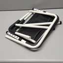 Adjustable Bed Rail Support Handle with Storage Pouch, White and Black, Height Assist Safety Guard, Adjustable Bed Assist Rails for Seniors & Patients - Fits All Beds, Tool-Free Assembly