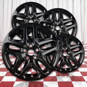 Gloss Black 17in Wheel Skin Overlays for Ford Fusion 2013-2016