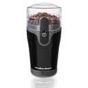 Hamilton Beach Fresh Grind Electric Coffee Grinder for Beans, Spices and More, Stainless Steel Blades, Removable Chamber, Makes up to 12 Cups, Black