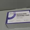 Cordless Shoulder Heating Pad, Heated Shoulder Brace for Rotator Cuff Frozen, 3 Heat Levels, 3000mAh Rechargeable Battery, Shoulder Wrap for Pain Relief Deep Tissue for Men Women (Black)