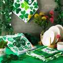 Patelai 6 Pcs St. Patrick's Day Kitchen Towels Clover Towel Shamrock Bathroom Hand Towels Dish Tea Towel St. Patrick's Day Gifts Decorations 18 x 28 Inches