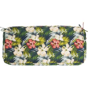 Magpie Fabrics Patio Bench Cushion Cover 42x18x3 Inch, NO Insert! Water Resistant UV Protection Outdoor Swing Loveseat Replacement Cover with Zipper (Midnight Floral)