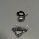 Greallthy Bike Bell Classic Brass Bicycle Bell,Bike Bells for Adults Kids, Loud Retro Bell for Road & Mountain Bikes, Universal Handlebar Fit (Silver)