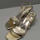 Modatope Kitten Heels for Women Open Square Toe Ankle Strap Sandals Low Heels Dress Shoes for Party