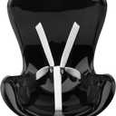 3 x BOXOB Car Doll Seat, Cute Car Air Vent Decoration Seat Fun and Functional Doll Chair Couch Sofa Fashionable Ornaments for Display Accessories (Black)
