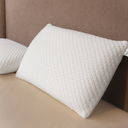 Pristine Washable Memory Foam PillowMemory Foam Bed Pillows, Pillow for Side and Back Sleeper, Pillow for Neck Pain Relief, Washable Removable Cover, Soft, White (Queen) 30 inch long