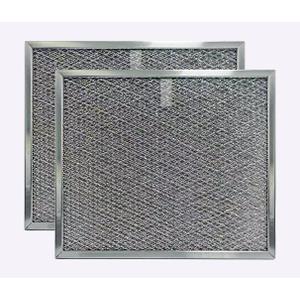 2X 97005683 Kitchen Range Hood Vent Filter Compatible with Broan RP & AP Nutone NSP GE WB2X3998 Kenmore 97007894 99010152 97017455 990721040B BPRPFA 9-7/8 x 11-11/16 x 3/8 inches