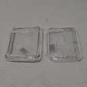 PACKISM TSA Approved Toiletry Bag, 3 Pack Clear Makeup Bag, Travel Makeup Cosmetic Pouch for Women, Carry on Airport Airline Compliant Bag, White, Medium 