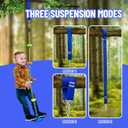 Tree Swing for Kids,Climbing Rope with Platforms,Disc Swing Seat Set Outdoor Playground Accessories for Kids-Include Carabiner, 4ft Tree Strap and Tree Protector