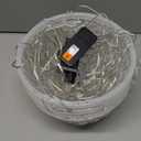 Ollny Christmas Lights Outdoor 4Pack 7.87inch, Warm White 200 LED Ball Light with Plug in Remote, 8 Modes IP67 Waterproof Connectable Sphere Tree Lights for Indoor House Yard Garage Decorations