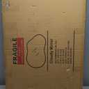 Irregular Wall Mirror - Wall Mirrors Decorative 24"x36" Black Asymmetrical Mirror Tempered Glass Aviation Aluminum Alloy Frame for Bathroom, Bedroom, Living Room, Cloakroom, Entryway