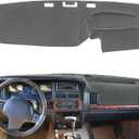Dash Cover Mat Custom Fit for Jeep Grand Cherokee Dashboard Pad Cap Carpet Protector K278 (Dark Gray)