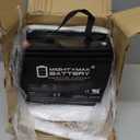 ML75-12INT -12 Volt 75 AH, Internal Thread (INT) Terminal, Rechargeable SLA AGM Battery