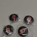 4PCS 54MM ST Racing Black RED Center Wheel HUB CAPS Emblem Cover CP9C-1A096-AA