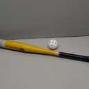 Pencil Bat - Plastic Youth Baseball Bat and Ball Set - Reinforced Durable Barrel ~29" - Backyard Baseball Games Gift - Balanced Weight - Easy to Swing, 29" 7oz