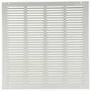EZ-FLO 17.5x 17.5  Inch (Duct Opening) Return Air Vent Cover for Wall or Ceiling, Solid Steel Return Air Grille, HVAC Vent Cover, White, 61641