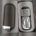 Ultrasonic Jewelry Cleaner Machine: 48KHz Ultra Sonic Cleaner for Jewelry, Eyeglass, Rings, Watch Band, Dentures, with Dual Cleaning Modes,350ML 304 Stainless Steel Tank, Gift for Wife, Mom, Daughter (White)