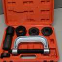 DAYUAN Ball Joint Press & U Joint Removal Tool Kit with 4x4 Adapters for Most 2WD and 4WD Cars and Light Trucks with Red Storage Case Red