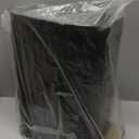 Small Dog Poop Trash Can Outside with Odor Filter, 1.3 Gal Stainless Steel Outdoor Dog Waste Trash Can,Metal Poop Bucket Container with Lid for Cat Poop Backyard Patios, 30 Bags(Black)