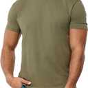INTO THE AM Mens T Shirt with Logo - Short Sleeve Crew Neck Soft Fitted Tees, Size XL Fresh Classic Basic T-shirts
