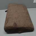 Large Lumbar Cushion Lumbar Support Pillow, Ergonomic Lumbar Pillow with Machine Washable, Help Relieve Pain of Back, Lumbar, Tailbone and Sciatic Nerve Support. (Brown)