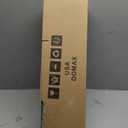 Domax Bathroom Shelves Over Toilet Storage - 3 Tier Wall Mounted Bamboo Bathroom Shelf Organizer Multifunctional Adjustable Layer Free Standing Utility Shelves for Bathroom Living Room Kitchen, White