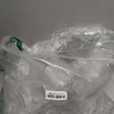 Oojami 48 Pack Ribbed Origami Ripple Plastic Glasses, 24 Stemless 9oz Champagne Flutes & 24 12oz Cups - Reusable BPA-Free Shatterproof Disposable Drinkware for Wedding Party Bar (Clear)