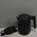 Electric Kettle 1.0L 1200W, 7 Temp Settings, 4H Keep-Warm, Fast-Boil Stainless Steel Electric Tea Kettle, 120V Water Boiler with Auto-Shut Off, Cool Touch PP Exterior for Home Office, Black