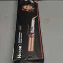 Hoson 2 Inch Curling Iron Large Barrel, Long Barrel Curling Wand Dual Voltage, Ceramic Tourmaline Coating with LCD Display, Glove Include