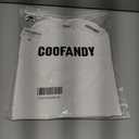 COOFANDY Mens Dress Shirts Short Sleeve Regular Fit Lightweight Untucked Button Down Shirt (White, M)