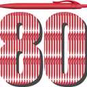 Aozora Pens Bulk,80 Pack Red Click Pens No Bleed,Wholesale Retractable Ballpoint Pens Medium Point,Smooth Ink Pens for Journaling School Office Supplies 1.0MM Red Ink