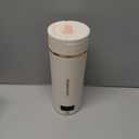 Travel Electric Kettle Portable Mini Kettle,Small Hot Water Boiler with 4 Temperature Settings,304 Stainless Steel,Fast Boiling Water with Auto ShutOff and Boil Dry Protection,400ml (Beige, 400ML)