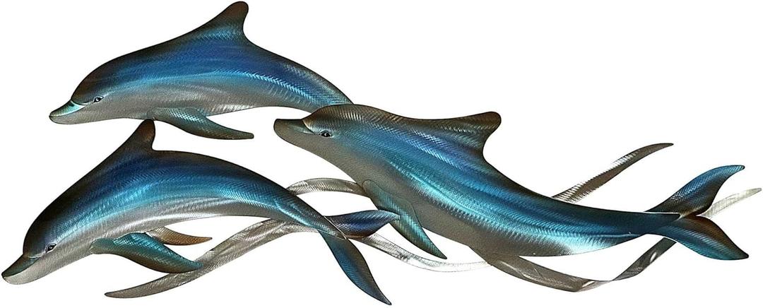 T.I. Design Metal Dolphin Trio