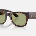 Ray-Ban Mega Wayfarer Square Sunglasses, Polished Havana, LENSES
Bottle Green
