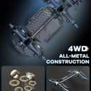 TesPower MJX Hyper GO 16207 with 3S Battery 1/16 RTR Brushless RC Cars, 62KM/H Fast RC Truck, 4WD All-Road Remote Control Cars for Adults,Electric Powered Hobby RC Buggy Gift for Adult