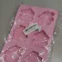 BENEKIY 2 Pack 3D Christmas House Silicone Molds Gingerbread House Soap Moulds Tray 6 Cavity Non-stick Baking Molds for Chocolate Cake Dessert Candy Mousse Pastry Handmade Soap