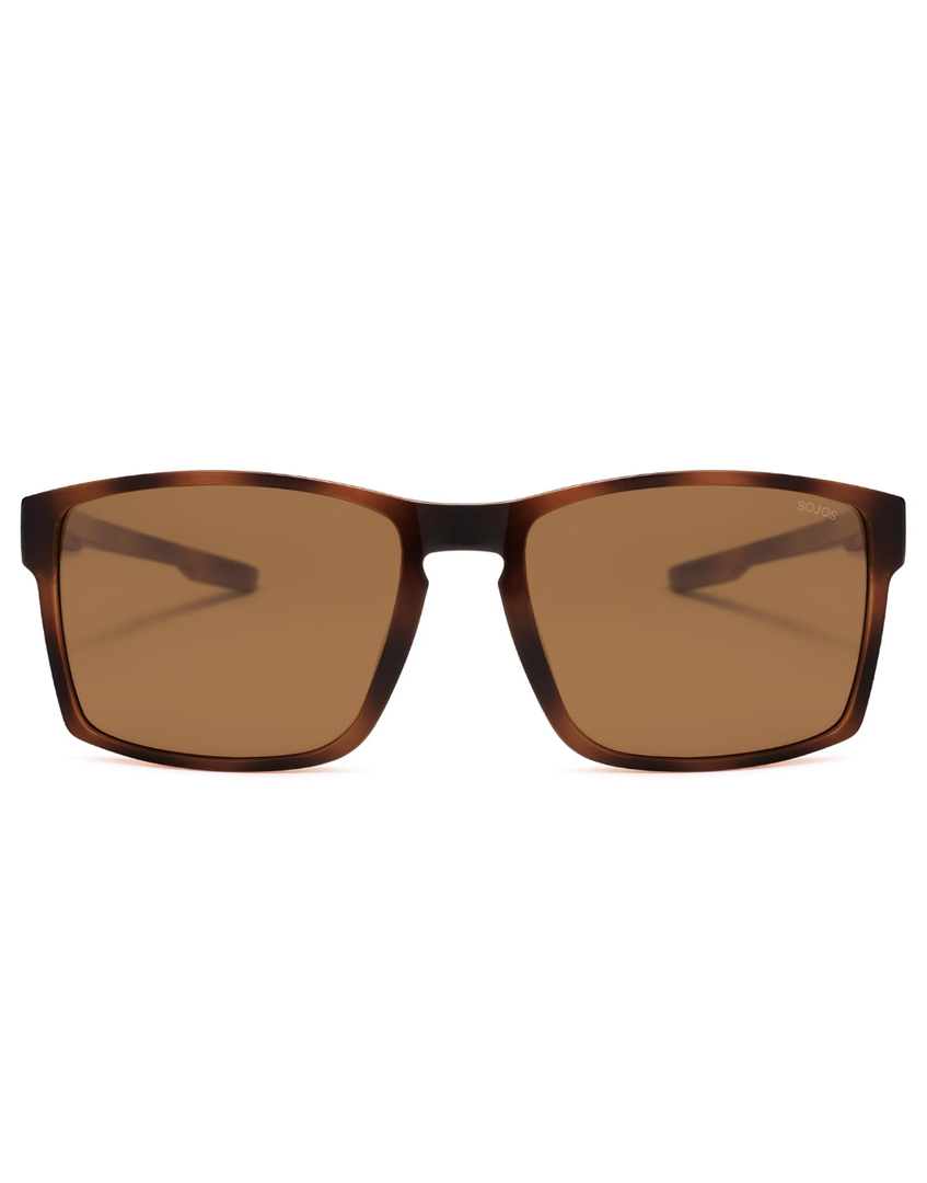 SOJOS Polarized Sunglasses for Driving, Outdoor Sports - Square UV Protection Shades Men Women