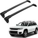 300Lbs Lockable Roof Rack Crossbars for 2021-2026 Grand Cherokee L, 2022-2026 Grand Cherokee WL, Heavy Duty Aluminum Anti-Corrosion Cross Bar Fit Luggage Luggage Kayaks Bicycles Snowboard
