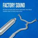 Walker 55565 Direct Fit Exhaust Resonator and Pipe Assembly 2.625" Inlet (OD) 2.75" Outlet (OD) for Chevrolet Tahoe