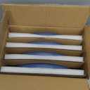 Famiware Lake MacDonnell Plates and Bowls Set for 4, 12 Pieces Dinnerware Sets, Handcrafted, Stoneware Dishes Set, Blue and Beige