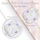 2 x Flower Case for Airpods 3 Lovely Floral Aesthetic Cover Compatible with Air Pods 3rd Generation (2021) Shell for Girls