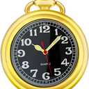 Vintage Pocket Watches for Men Womens Pocket Watch with Chain | Retro analog quartz pocket watch with chain & necklace, Accurate timekeeping, Gift box packed, Ideal gift for dad mom him her
