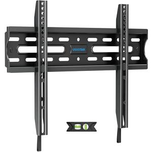 Fixed TV Wall Mount for Most 26-60 Inch Screen, Low Profile TV Mount with Quick Release Lock, Ultra Slim Wall Mount Bracket, Max VESA 400x400mm, Holds up to 99 Lbs, up to 16”Wood Studs by USX STAR
