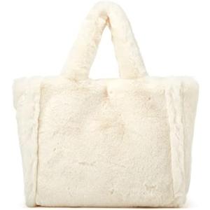 Tote Bag large Shoulder Bag Fleece Faux Fur Hobo Tote Bag Handbag Retro Bag Solid Color Big Purse