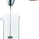 Bodum Schiuma Battery Operated Milk Frother for Coffee, Lattes, Hot Chocolate, Mocha, Cappuccino, Polished Stainless Steel